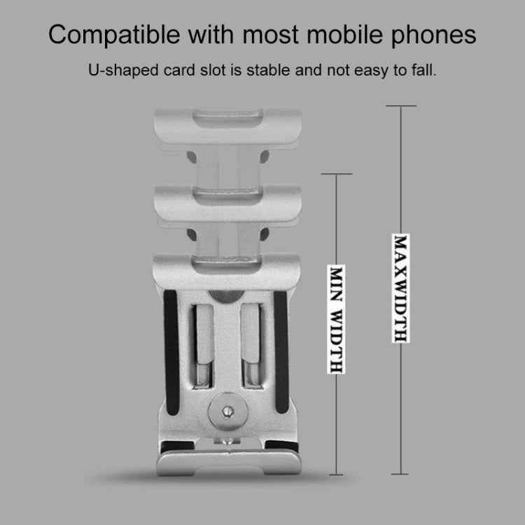 Universal Non-rotatable Aluminum Alloy Fixing Frame Motorcycle Bicycle Mobile Phone Holder