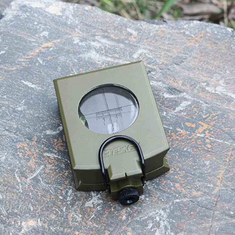 GoldGood K4074 Outdoor Multi-function Military Travel Geology Pocket Prismatic American Compass with Luminous Display