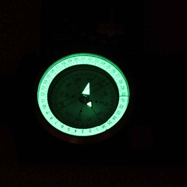 GoldGood K4074 Outdoor Multi-function Military Travel Geology Pocket Prismatic American Compass with Luminous Display