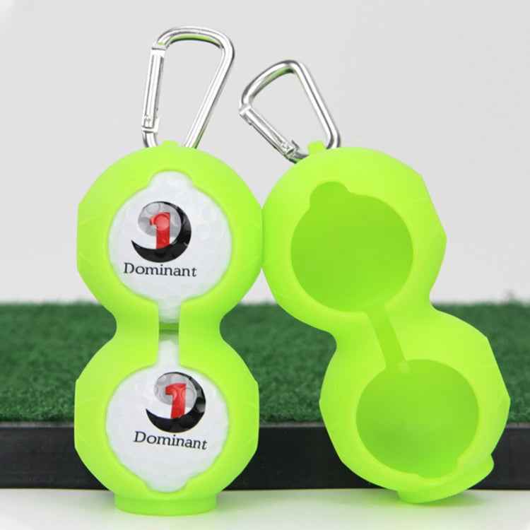 2 PCS Golf Silicone Double-ball Protective Sleeve