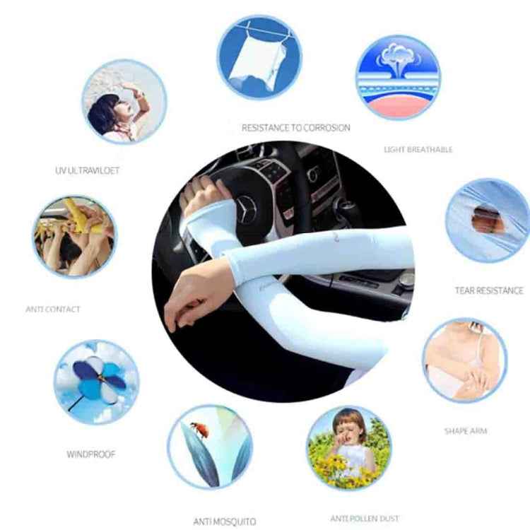 5 Boxes New Style Ice Silk Sleeves Fresh and Cool UV Protection Oversleeve, Ordinary Style