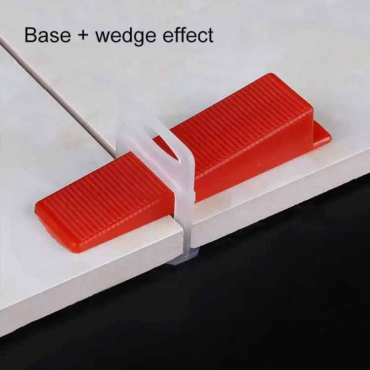 100 PCS Tile Floor Locator Insert Tile Leveler Wedge Leveling Machine for Plate Flattening System Aid Tool OG6480