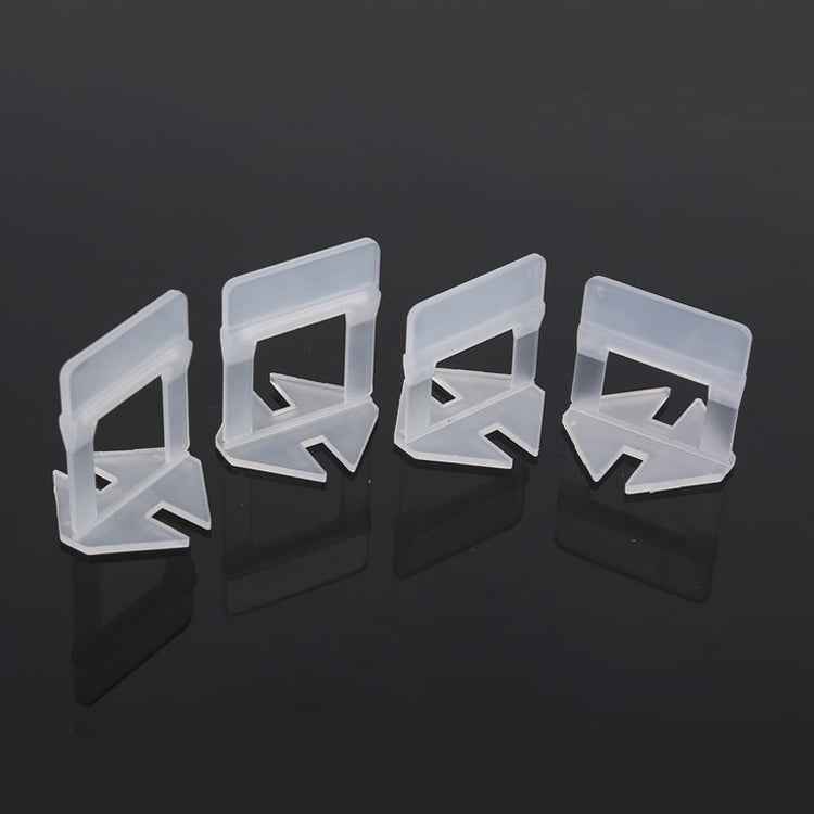100 PCS 1.0mm Lengthen Tile Leveling System Clips Kit Wall Floor Tile Spacer Tiling Tool