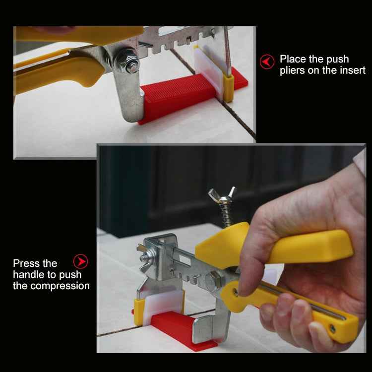100 PCS 1.0mm Lengthen Tile Leveling System Clips Kit Wall Floor Tile Spacer Tiling Tool