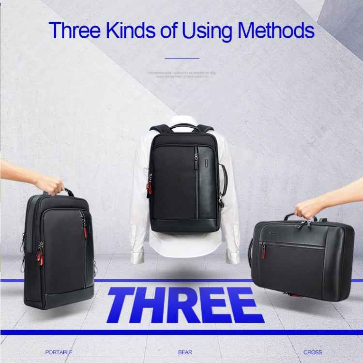 Bopai 751-006641 Large Capacity Business Fashion Breathable Laptop Backpack with External USB Interface, Size: 30 x 15 x 44cm