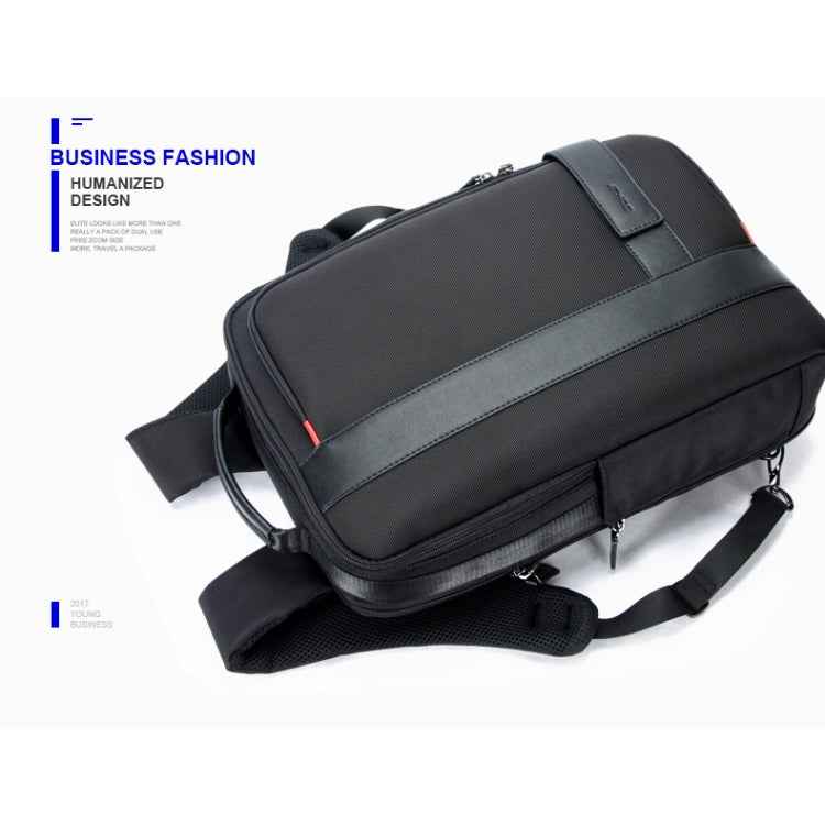 Bopai 751-006561 Large Capacity Business Casual Breathable Laptop Backpack with External USB Interface, Size: 29 x 16 x 44cm
