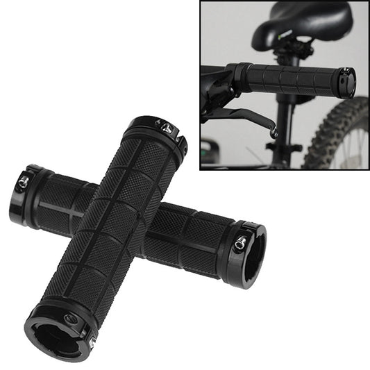 BaseCamp BC-607 1 Pair Bicycle MTB Bike Lock-on Rubber Handlebar Grips, BC-607