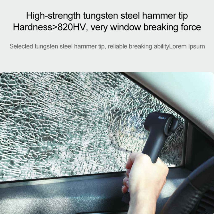 Original Xiaomi Youpin NexTool Natuo Multifunctional Survival Hammer with Emergency Lighting & Mobile Phone Charging, with Emergency Lighting