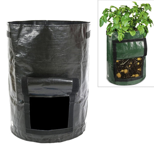 10 Gallons Potato Planting PE Bags Vegetable Planting Grow Bags Farm Garden Supplies, Size: 35cm x 45cm, 35cm x 45cm