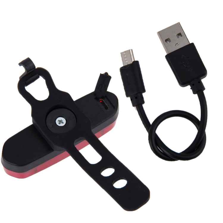 AQY-096 IPX4 Detachable USB Rechargeable Dual Color LED Bike Taillight