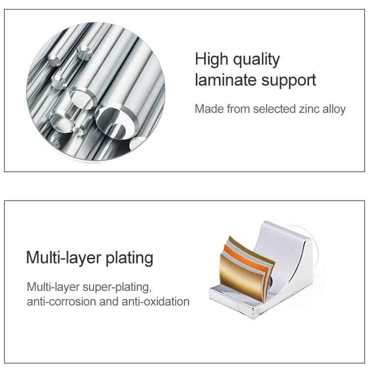 100 PCS Round Thickened Zinc Alloy Bright Layer Sucker Plate Bracket, D, Weight: 4.2g