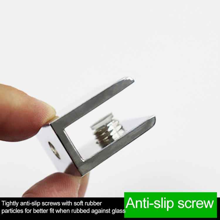 15 PCS Zinc Alloy Bright Fixed Bracket Connection Nail Glass Fixing Clamp