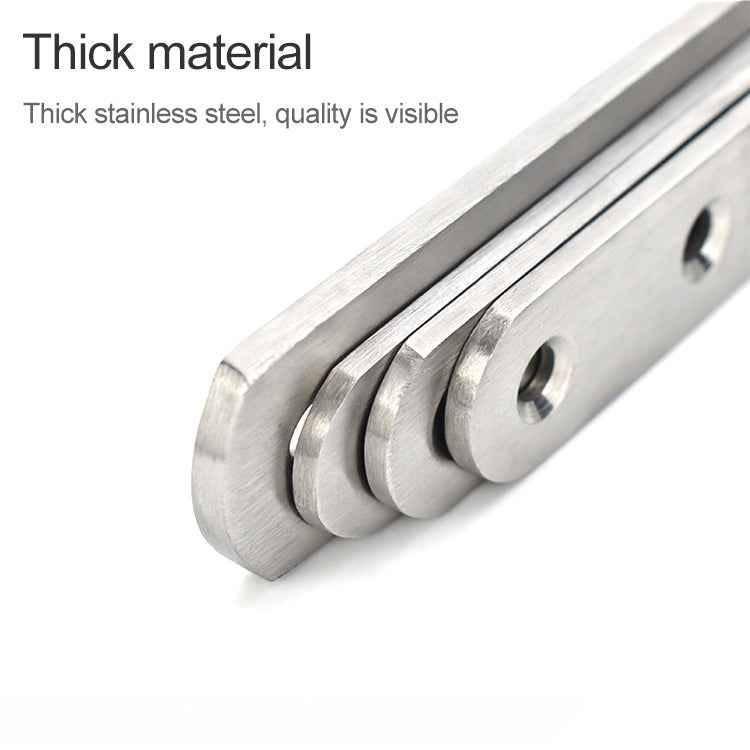 10 PCS Stainless Steel Connection Code Straight Connecting Piece, Number: 13