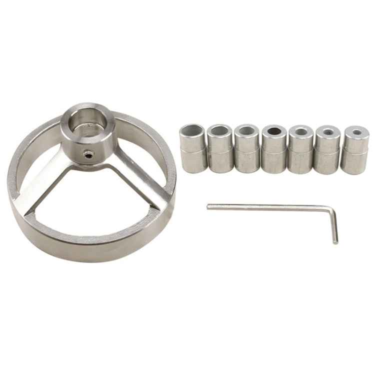 9 in 1 Drill Guide Vertical Pocket Hole Jig 5/6/7/8/9/10/12mm Drill Bit Hole Locator Stainless Steel Woodworking Jig Kit
