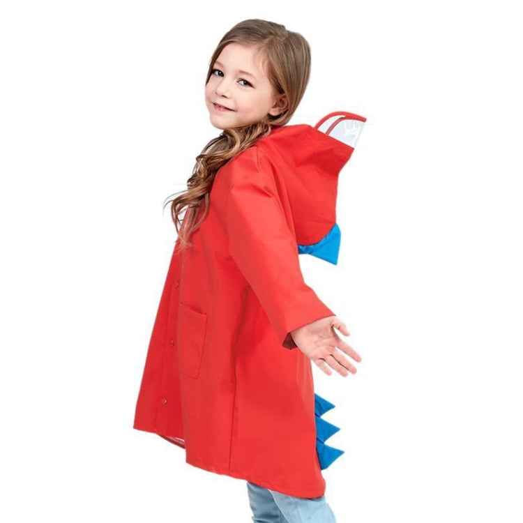 Cartoon Dinosaur Children Fashion Raincoat Size: XXXL