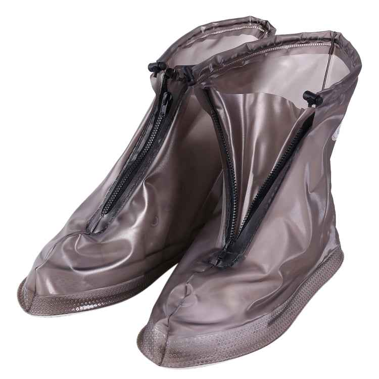 Fashion PVC Non-slip Waterproof Thick-soled Shoe Cover Size: S