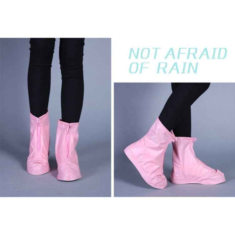 Fashion Children PVC Non-slip Waterproof Thick-soled Shoe Cover Size: XL