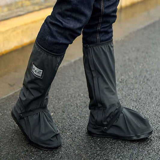 Outdoor High Tube Rainproof Snowproof Thickened Rain Shoes Size: S