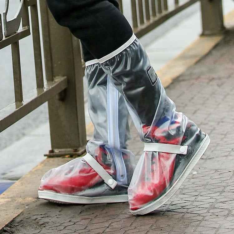 Outdoor High Tube Rainproof Snowproof Thickened Rain Shoes Size: S