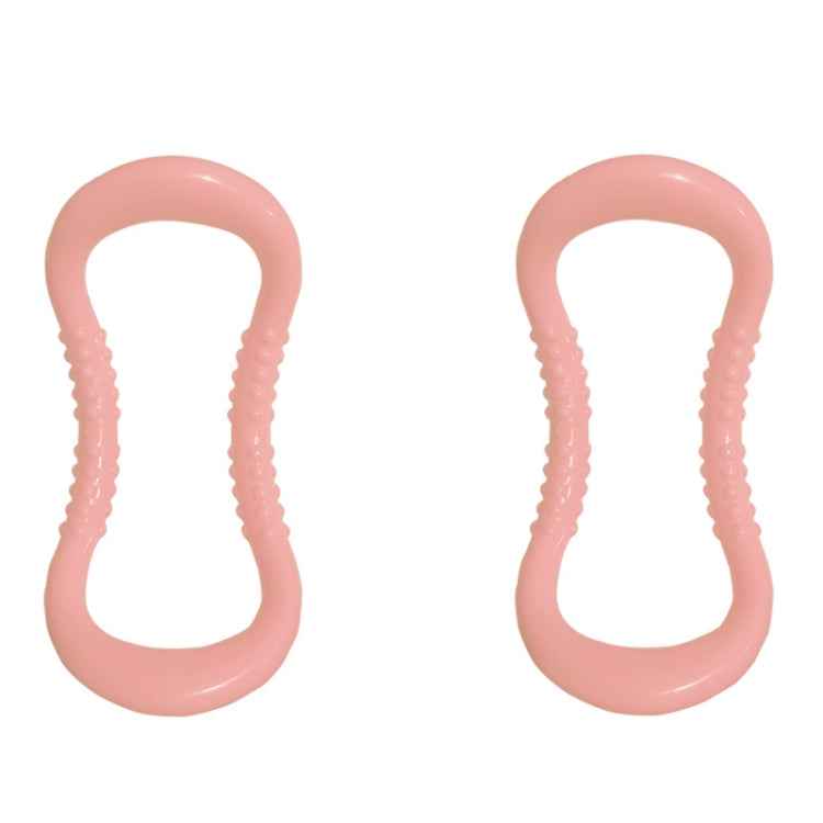 2 PCS PP Double Massage Point Yoga Circle Fascia Stretching Ring Pilates Resistance Ring