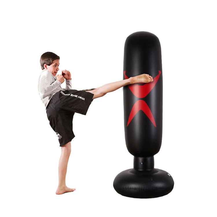 PVC Children Inflatable Boxing Column Fitness Toy Thickening Strike Sandbags, Height: 160cm