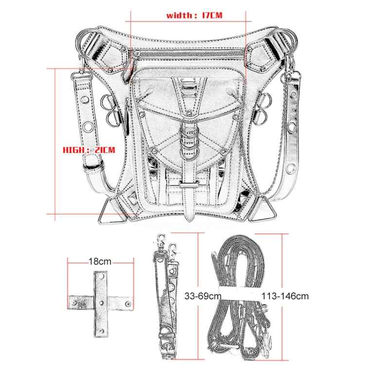 HG064 One-shoulder Bag Cross-body Bag Outdoor Mobile Phone Waist Bag for Ladies