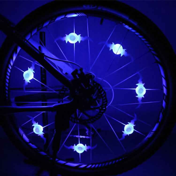 2 PCS Bicycle Wheels Willow Spoke Lights Decoration Colorful LED Night Riding Light