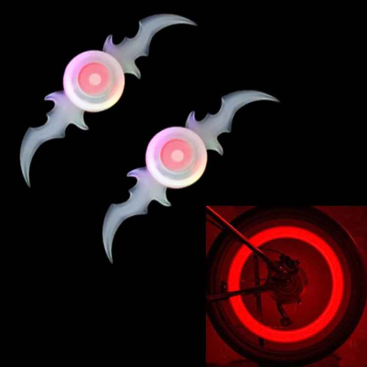 2 PCS Bicycle Wheels Willow Spoke Lights Decoration Colorful LED Night Riding Light
