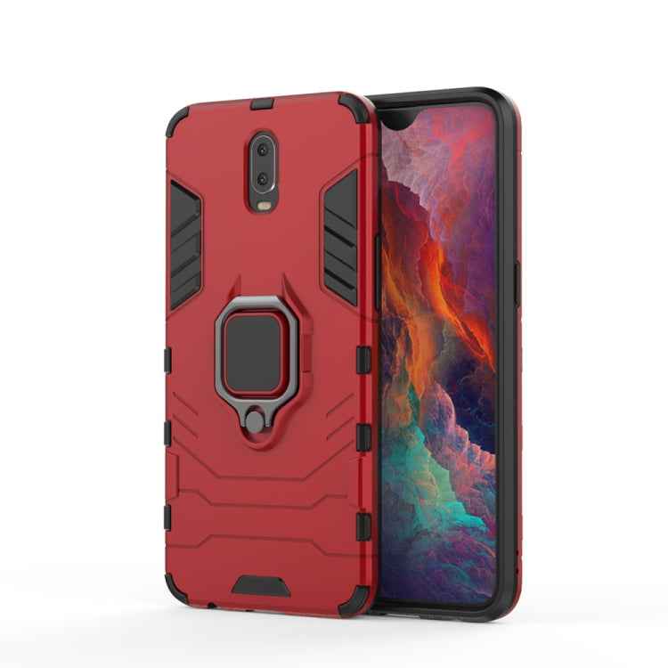 PC + TPU Shockproof Protective Case for OPPO R17, with Magnetic Ring Holder