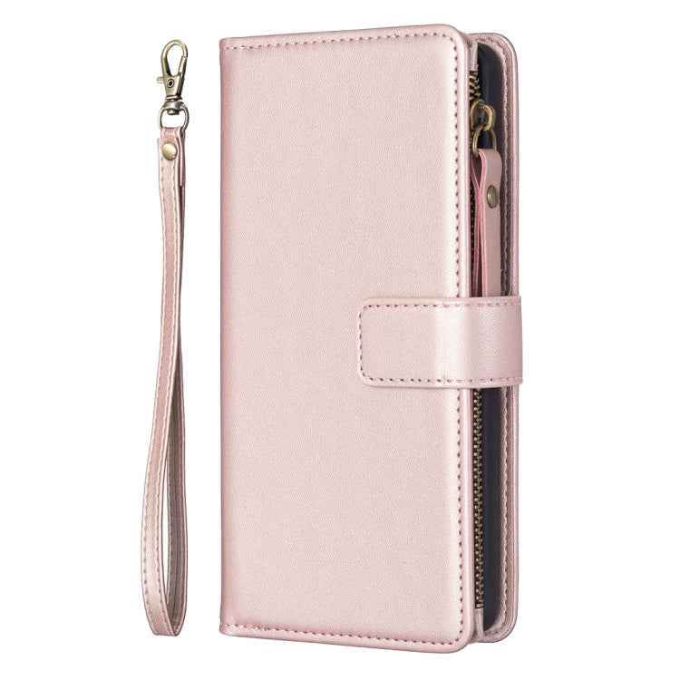 9 Card Slots Zipper Wallet Leather Flip Phone Case For OPPO A16 / A16s / A54s / A55 5G / A54 4G, For OPPO A16 / A16s / A54s / A55 5G / A54 4G