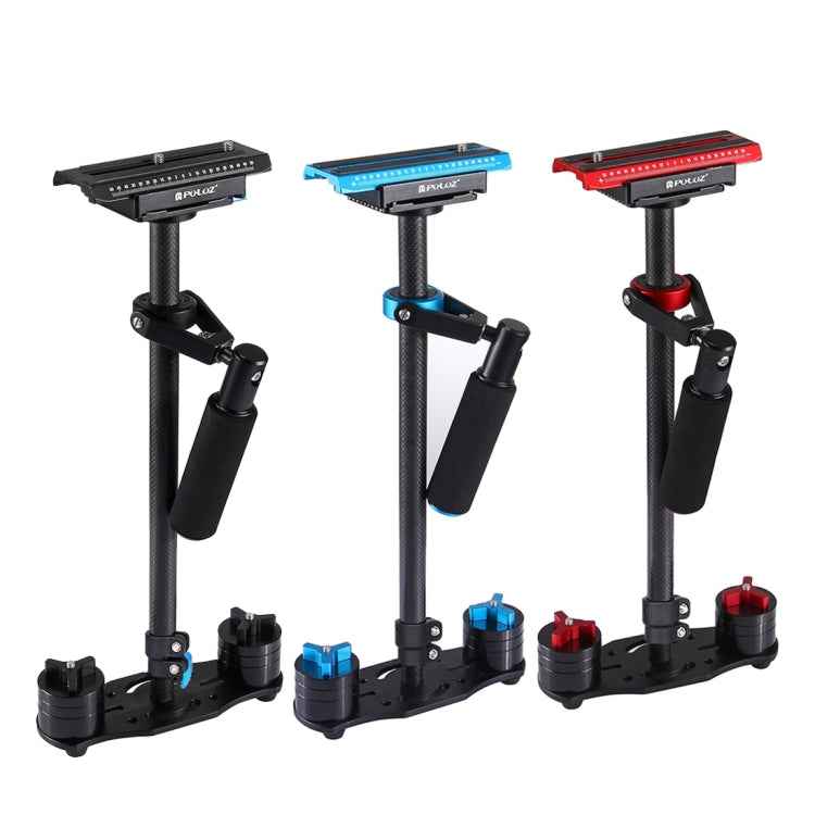 PULUZ 38.5-61cm Carbon Fibre Handheld Stabilizer for DSLR & DV Digital Video & Cameras, Load Range: 0.5-3kg