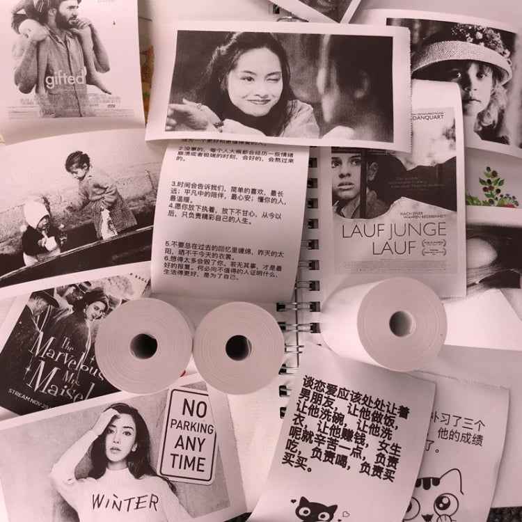 10 PCS Thermal Label Printer Paper Sticker for PAPERANG P1/ P2 / A6 , Size: 57 x 30 mm