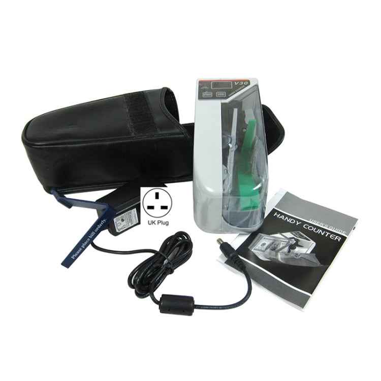 V30 Mini Portable Multi Paper Currency Counting Money Counter, UK Plug