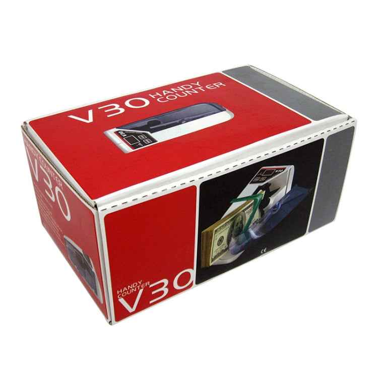 V30 Mini Portable Multi Paper Currency Counting Money Counter, UK Plug