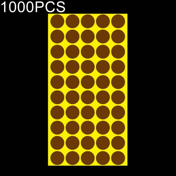 1000 PCS Round Shape Self-adhesive Colorful Mark Sticker Mark Label