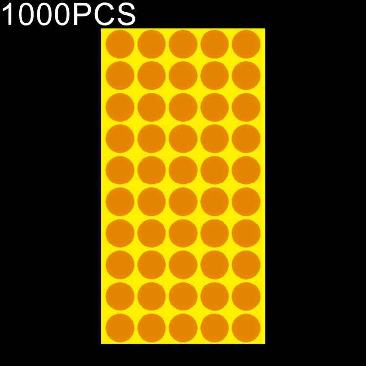 1000 PCS Round Shape Self-adhesive Colorful Mark Sticker Mark Label
