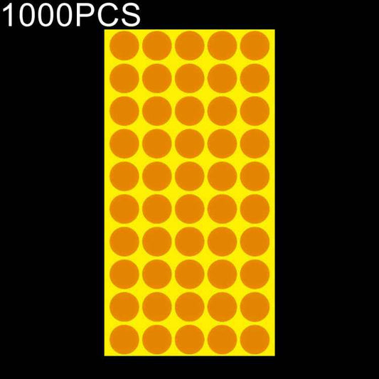 1000 PCS Round Shape Self-adhesive Colorful Mark Sticker Mark Label
