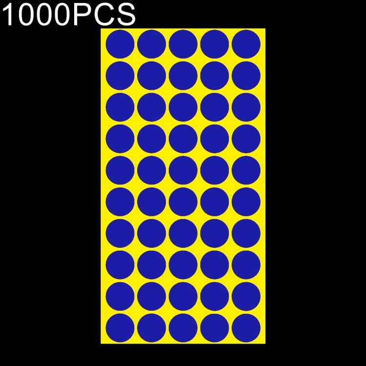 1000 PCS Round Shape Self-adhesive Colorful Mark Sticker Mark Label