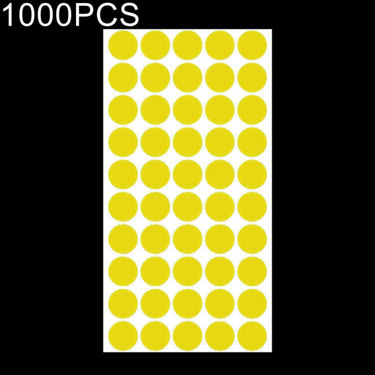 1000 PCS Round Shape Self-adhesive Colorful Mark Sticker Mark Label