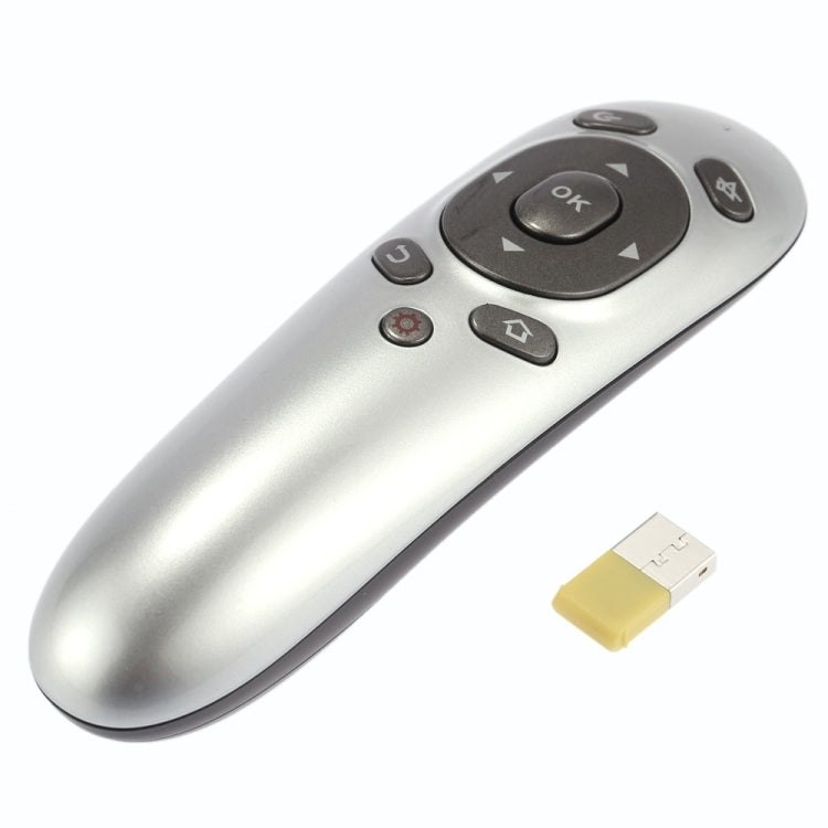 PR-07 2.4G Multifunctional 6-axis Gyro PC Wireless Presenter Remote Control PPT Presentation Air Mouse , Support Windows XP /  Vista / Win7 / Win8 / Android 4.0 and Above Version , Effective Distance: 15m, PR-07