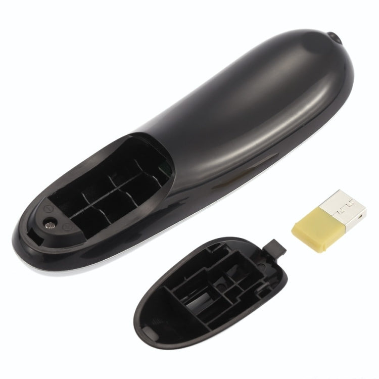PR-07 2.4G Multifunctional 6-axis Gyro PC Wireless Presenter Remote Control PPT Presentation Air Mouse , Support Windows XP /  Vista / Win7 / Win8 / Android 4.0 and Above Version , Effective Distance: 15m, PR-07