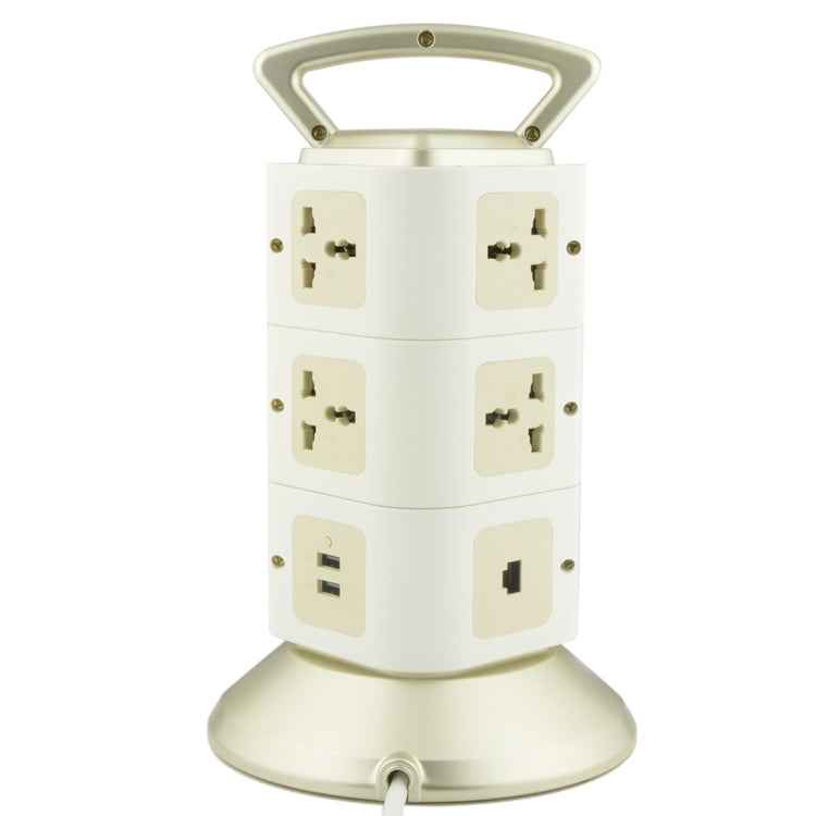 VONETS WiFi-SB-L3 3 Layers with 8 Outlets + 2 USB Ports + RJ45 Port 300Mbps WiFi Repeater Smart Power Sockets, EU Plug, Cable Length: 2m