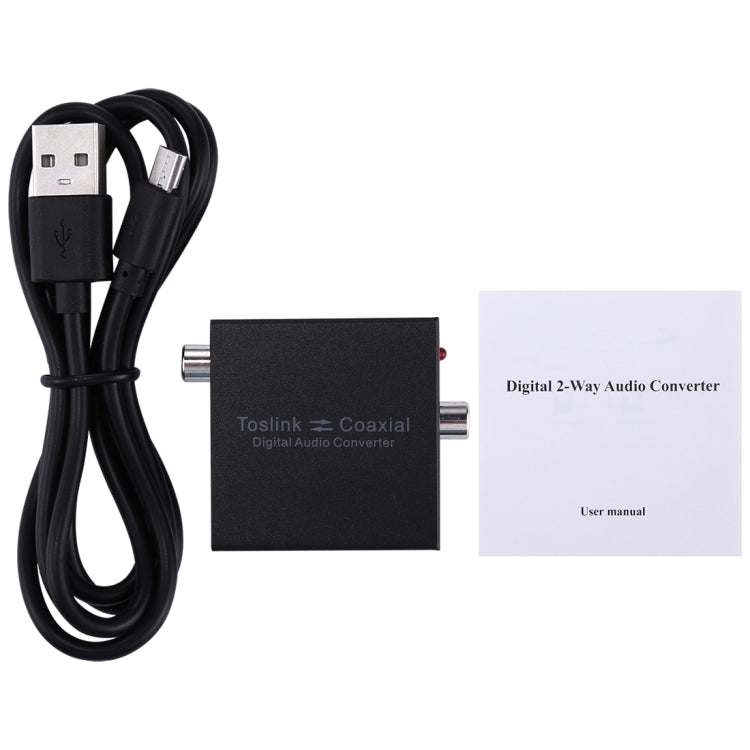 NK-Q7 Tendak Optical SPDIF Toslink to Coaxial / Coaxial to Optical SPDIF Toslink Bi-directional Swtich Digital 2-Way Audio Converter, SPDIF to Coaxial