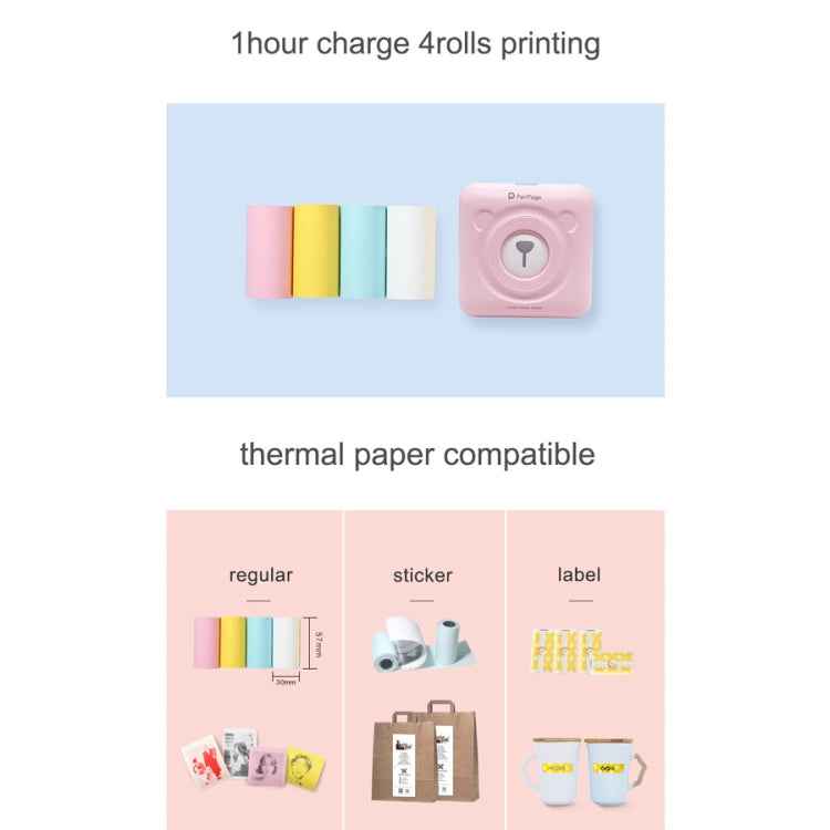 Peripage A6 Portable Inkless Pocket Thermal Bluetooth Printer