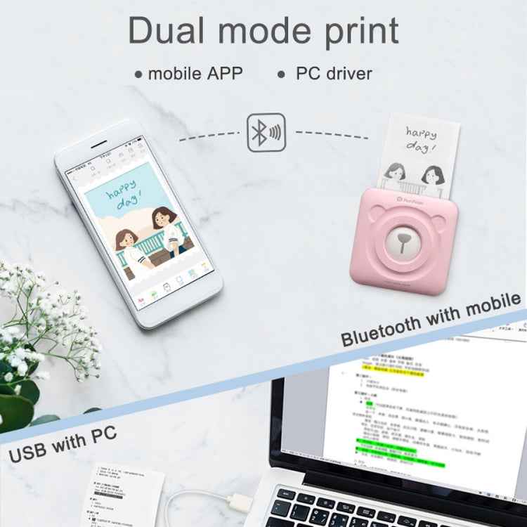 Peripage A6 Portable Inkless Pocket Thermal Bluetooth Printer
