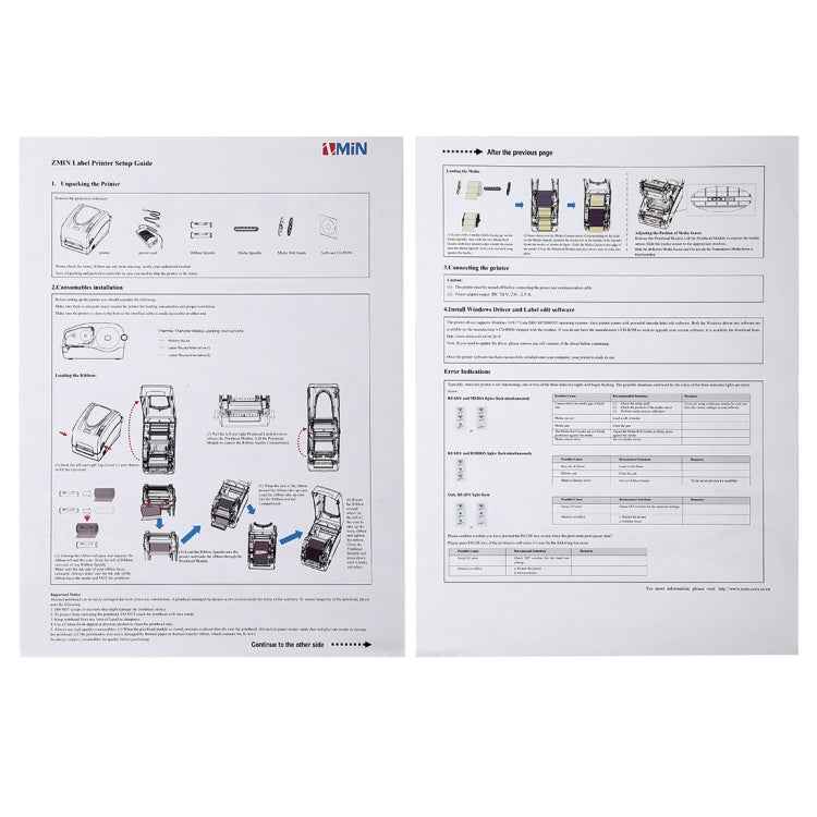H8 Convenient USB Port Thermal Automatic Calibration Barcode Printer Supermarket, Tea Shop, Restaurant, Max Supported Thermal Paper Size: 57*30mm