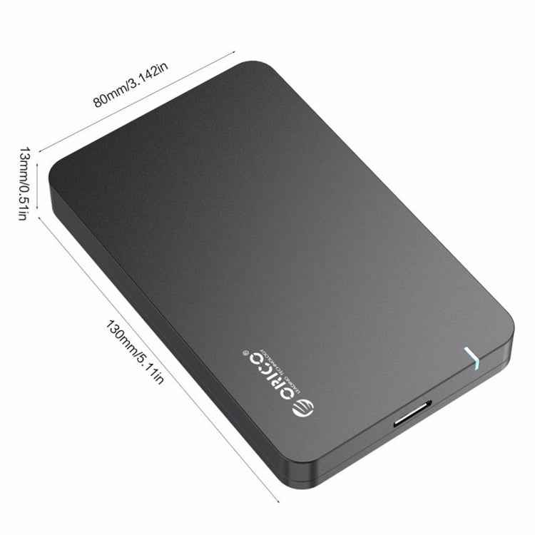 ORICO 2569S3 USB3.0 Micro-B External Hard Disk Box Storage Case for 9.5mm 2.5 inch SATA HDD / SSD