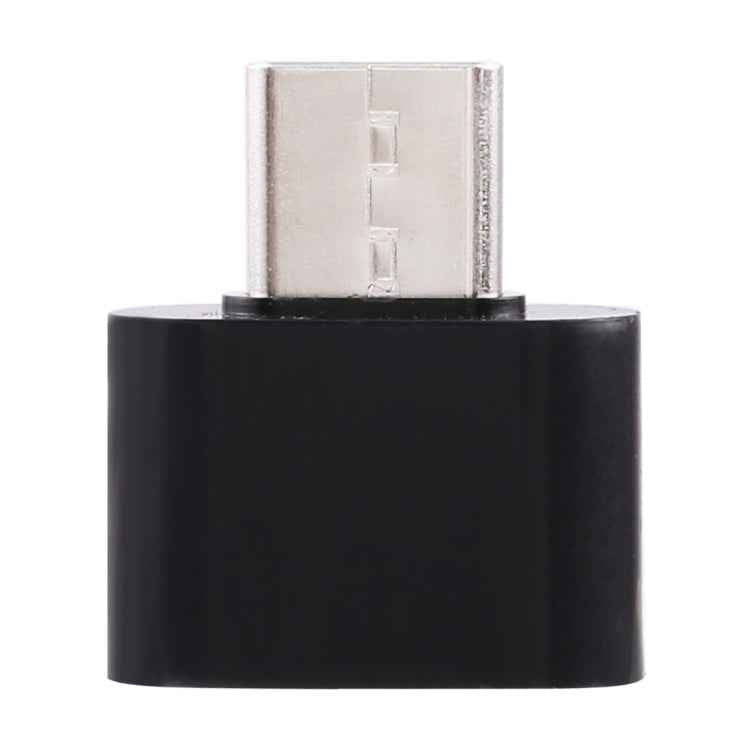 Plastic USB-C / Type-C Male to USB 2.0 Female OTG Data Transmission Charging Adapter