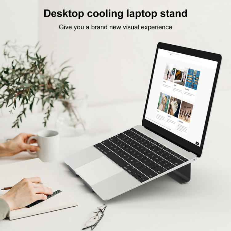 Aluminum Cooling Stand for Laptop, Suitable for Mac Air, Mac Pro,  iPad, and Other 11-17 inch Laptops