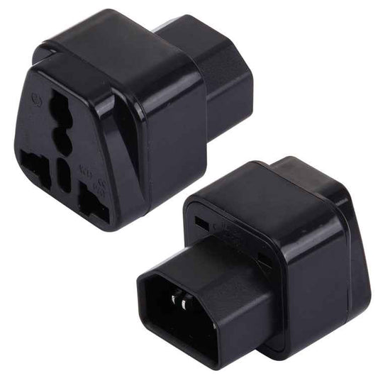 WD-320 Portable Universal Plug to C13-C14 Socket Adapter Power Travel Converter